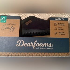 Dearfoams Men's Slippers Memory Foam